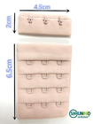 ब्रा 5.7 सेमी चौड़ाई बैक बकल के लिए अनुकूलित रंग परिधान सहायक उपकरण हुक आई टेप