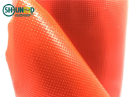 कंप्यूटर कढ़ाई के लिए लाल रंग की कढ़ाई समर्थन कपड़े 100% LDPE गोंद गर्म पिघलाने योग्य फिल्म